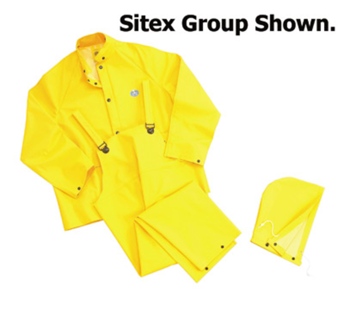Dunlop® Protective Footwear Small Orange Sitex .35 mm Polyester/PVC Rain Suit