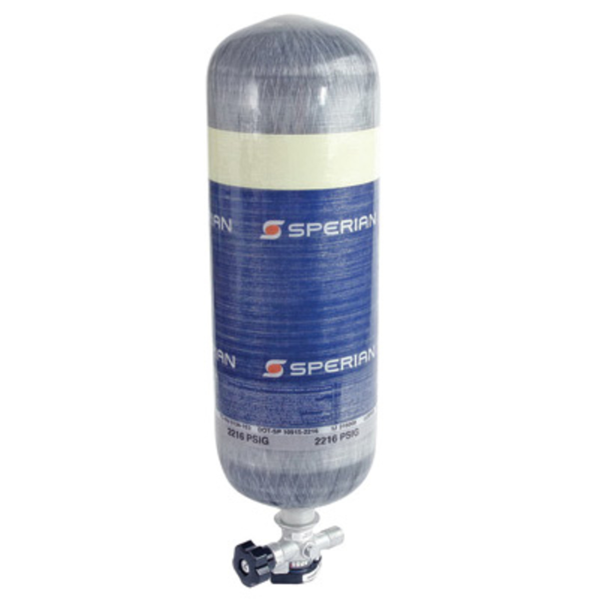 Honeywell 4500 psig Cylinder And Valve Assembly (Fully Wrapped)