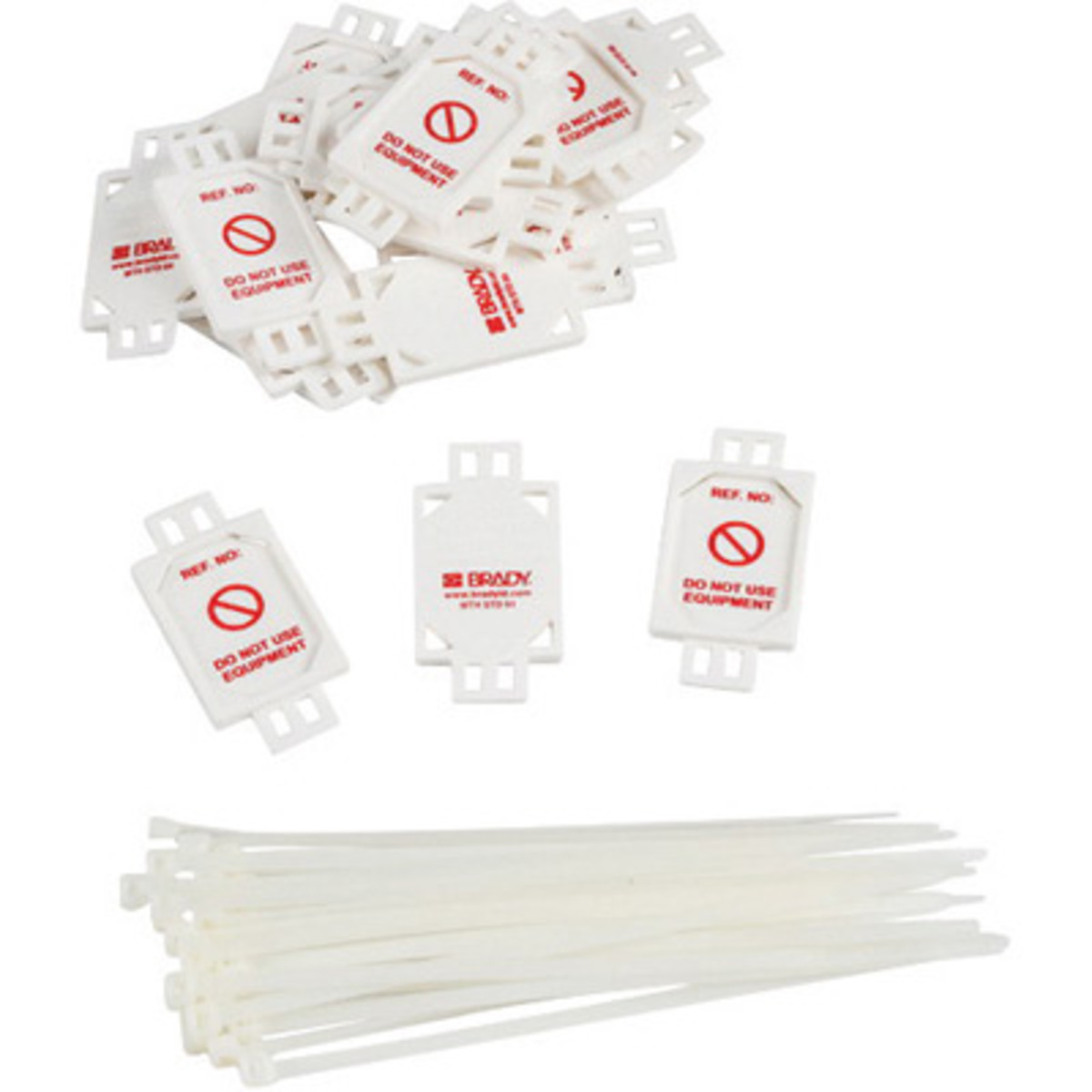 Brady 9 X 2 34 X 3 RedWhite MICROTAG Plastic Tag Hold BRD104143 for sale online at autumn supply