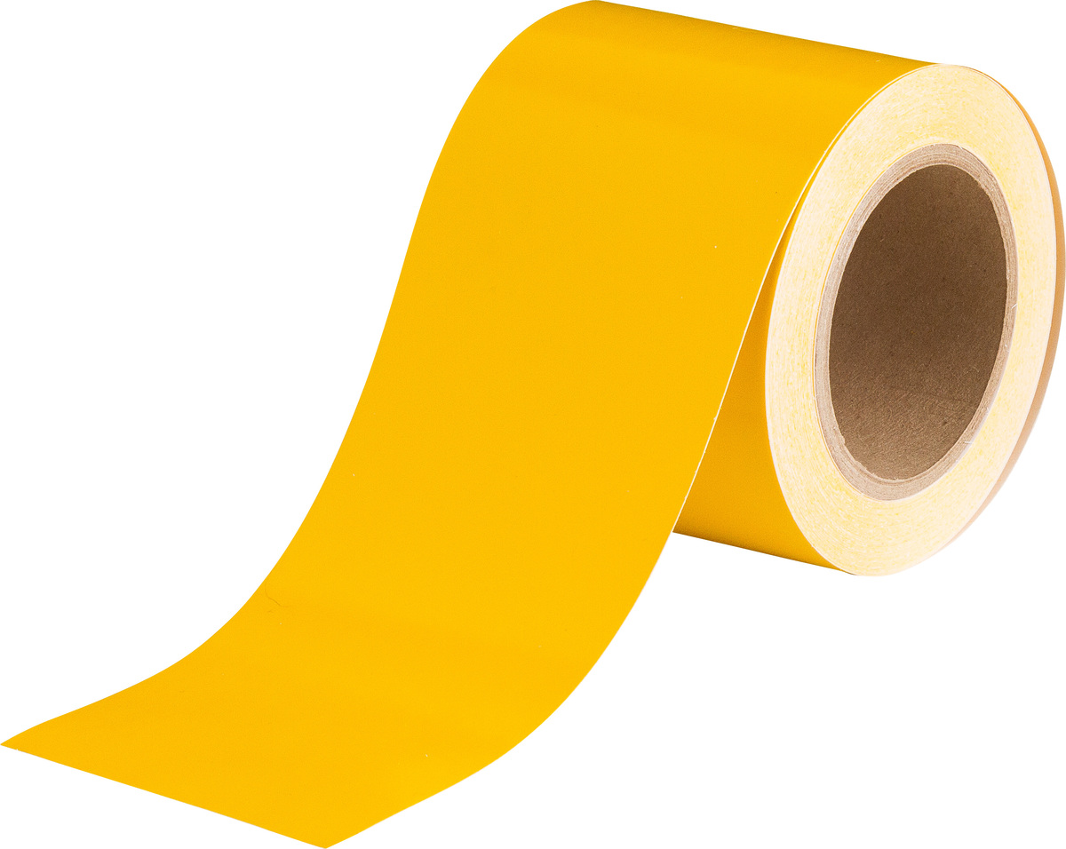 Brady 4 X 30 yd Yellow Vinyl Pipe Marking Tape BRD36287 for sale online at autumn supply