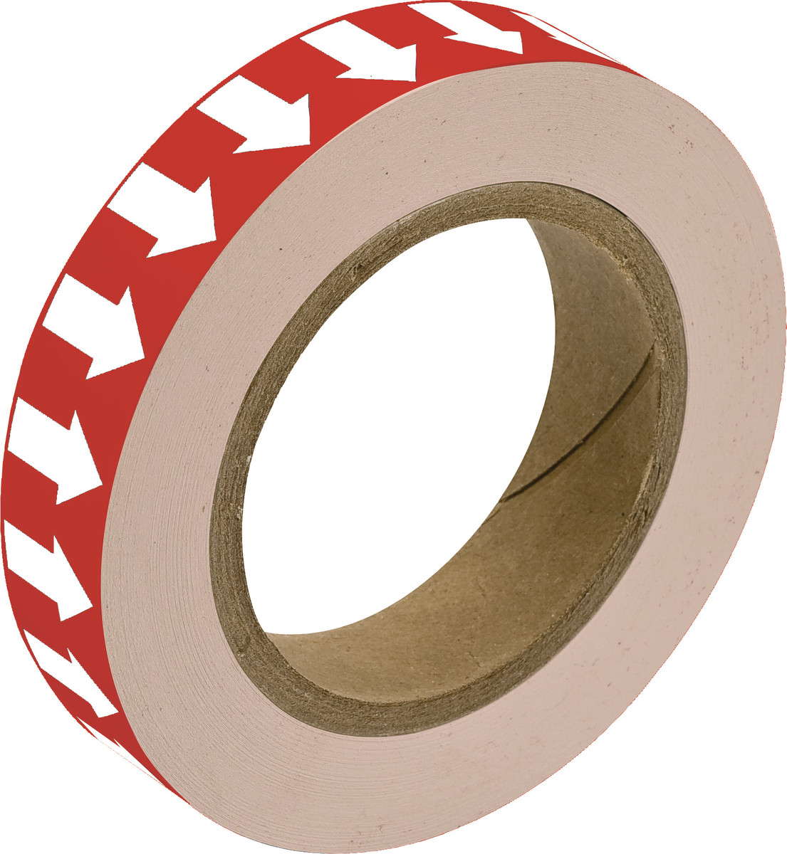 Brady 1 X 30 yd WhiteRed Vinyl Directional Flow Arrow BRD91426 for sale online at autumn supply