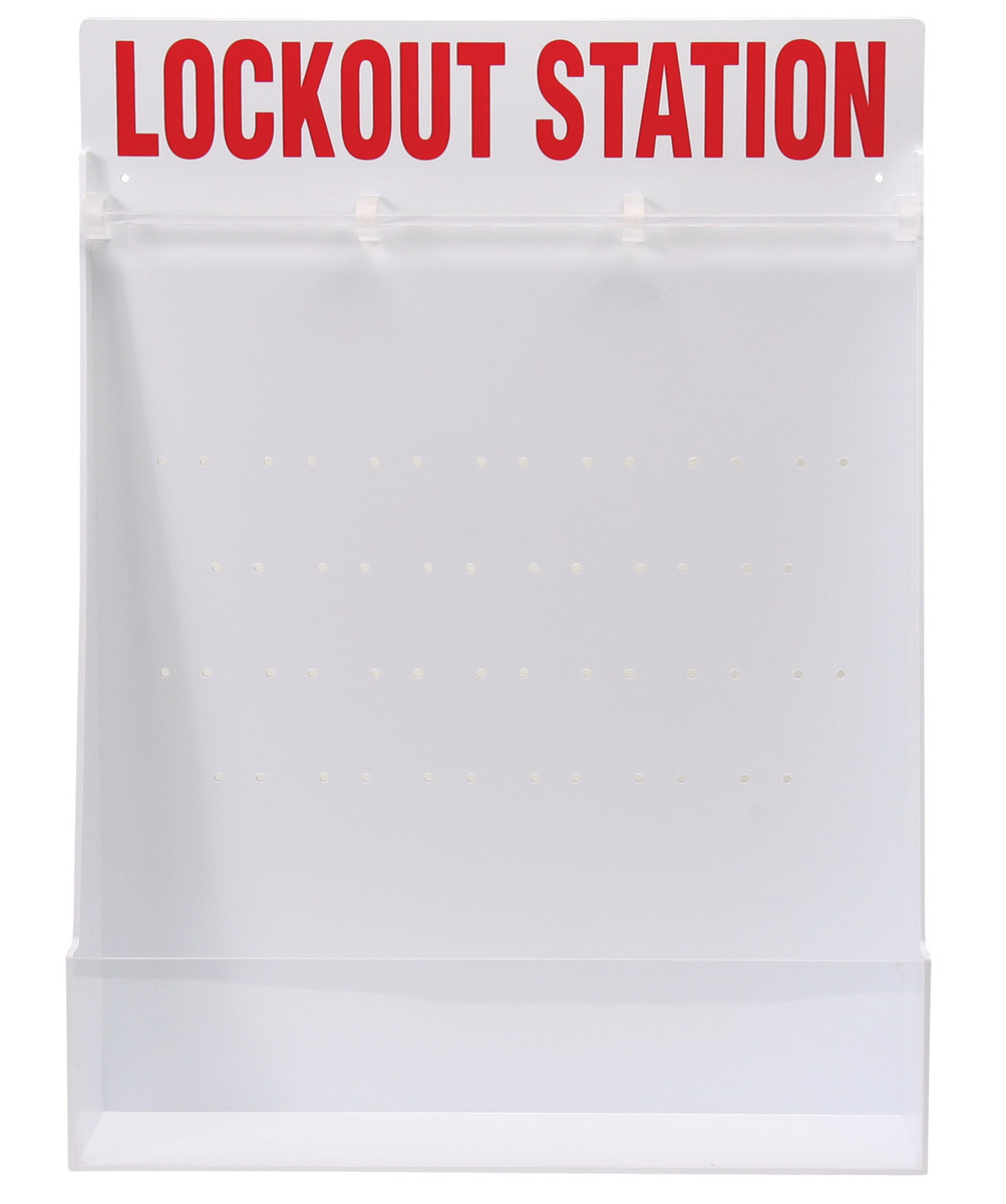 Brady RedWhite Polystyrene Lockout Station LOCKOUT ST BRD50994 for sale online at autumn supply