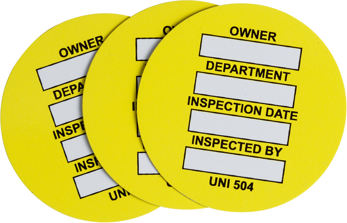 Brady 1.715 BlackYellowWhite Universal Tag PVC OWNER BRD108013 for sale online at autumn supply