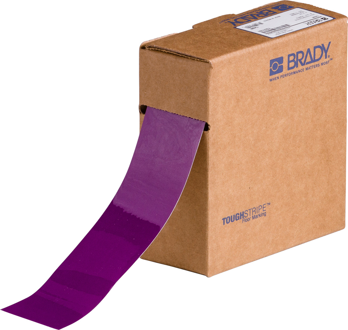 Brady 2 Purple ToughStripe Polyester Floor Marking T BRD134086 for sale online at autumn supply