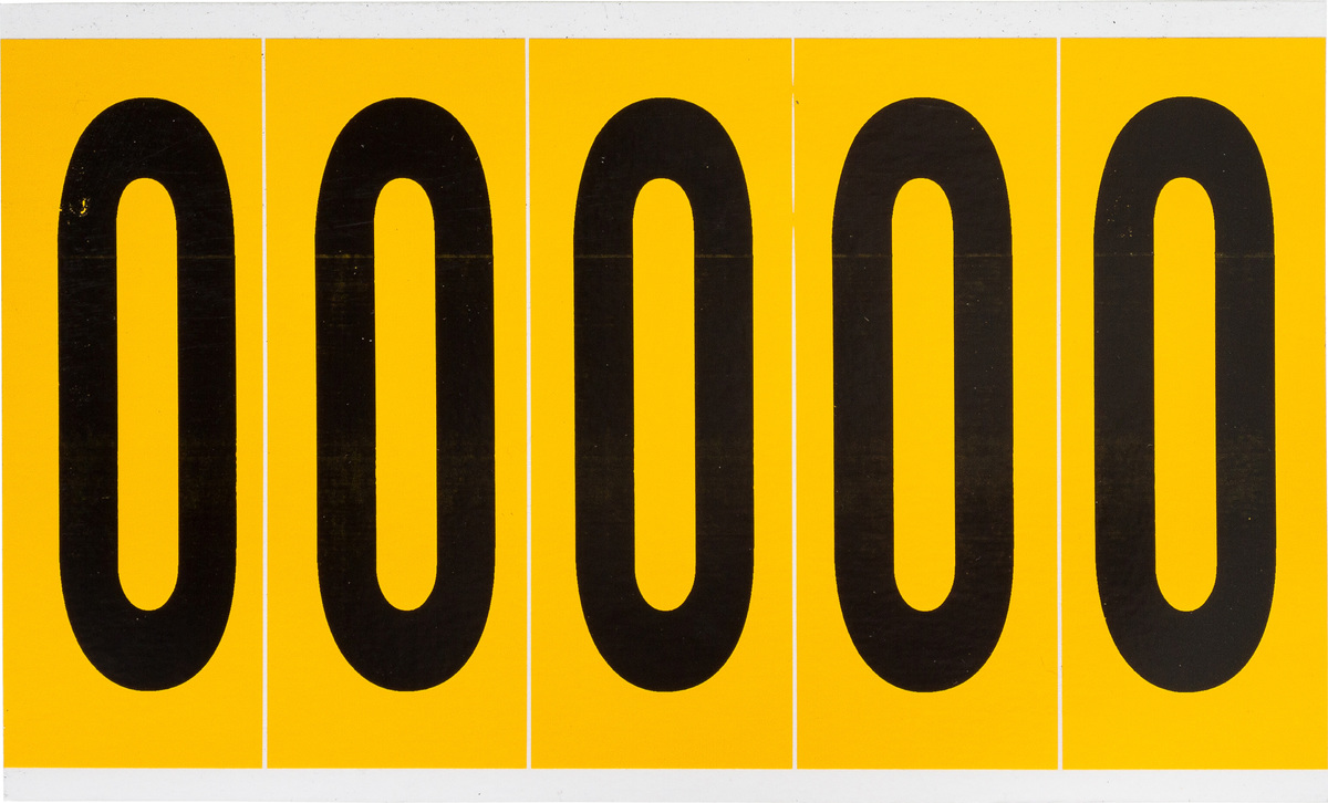 Brady 5 X 1 34 BlackYellow Vinyl Label 0 BRD1560-0 for sale online at autumn supply