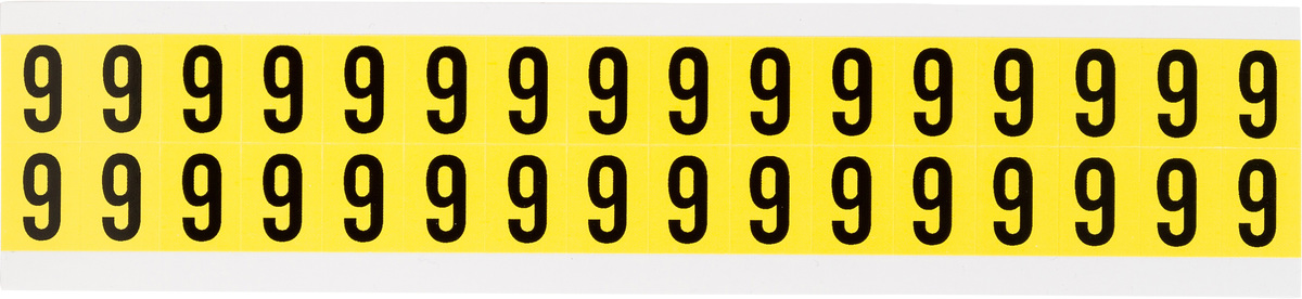 Brady 34 X 0.563 BlackYellow Coated VinylFabric Label BRD3420-9 for sale online at autumn supply