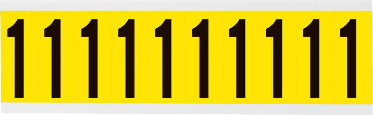 Brady 2 14 X 78 BlackYellow Coated VinylFabric Label BRD3440-1 for sale online at autumn supply