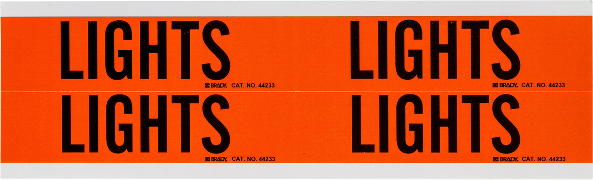 Brady 1 18 X 4 18 BlackOrange Coated Fabric Vinyl Lab BRD44233 for sale online at autumn supply