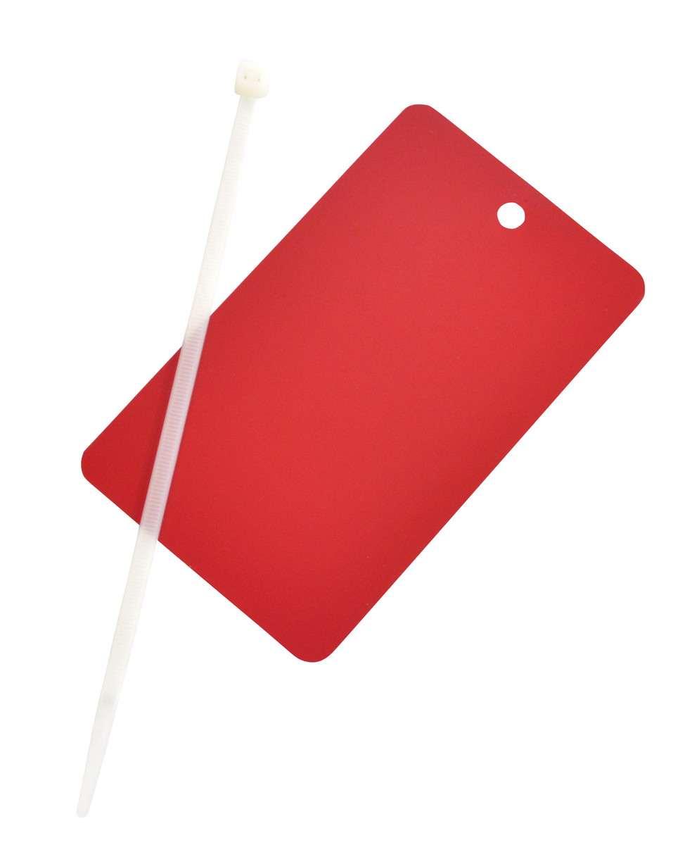 Brady 5 X 3 Red Metal Tag BRD56940 for sale online at autumn supply