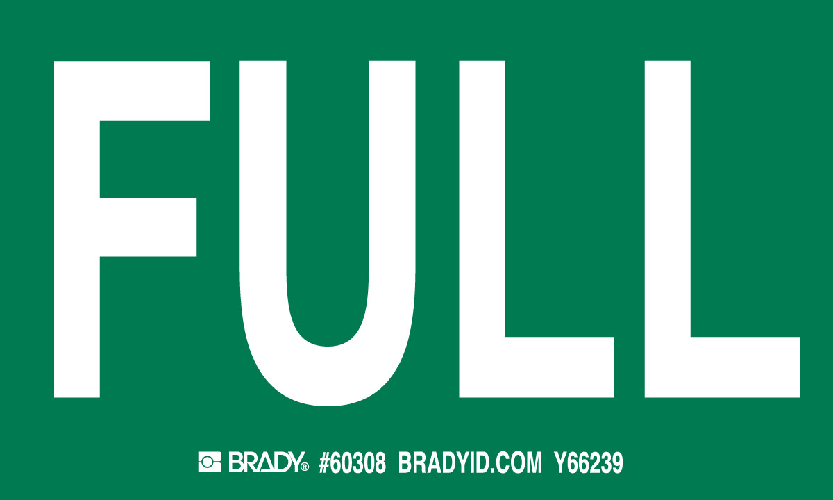 Brady 3 X 5 WhiteGreen Paper Label FULL BRD60308 for sale online at autumn supply