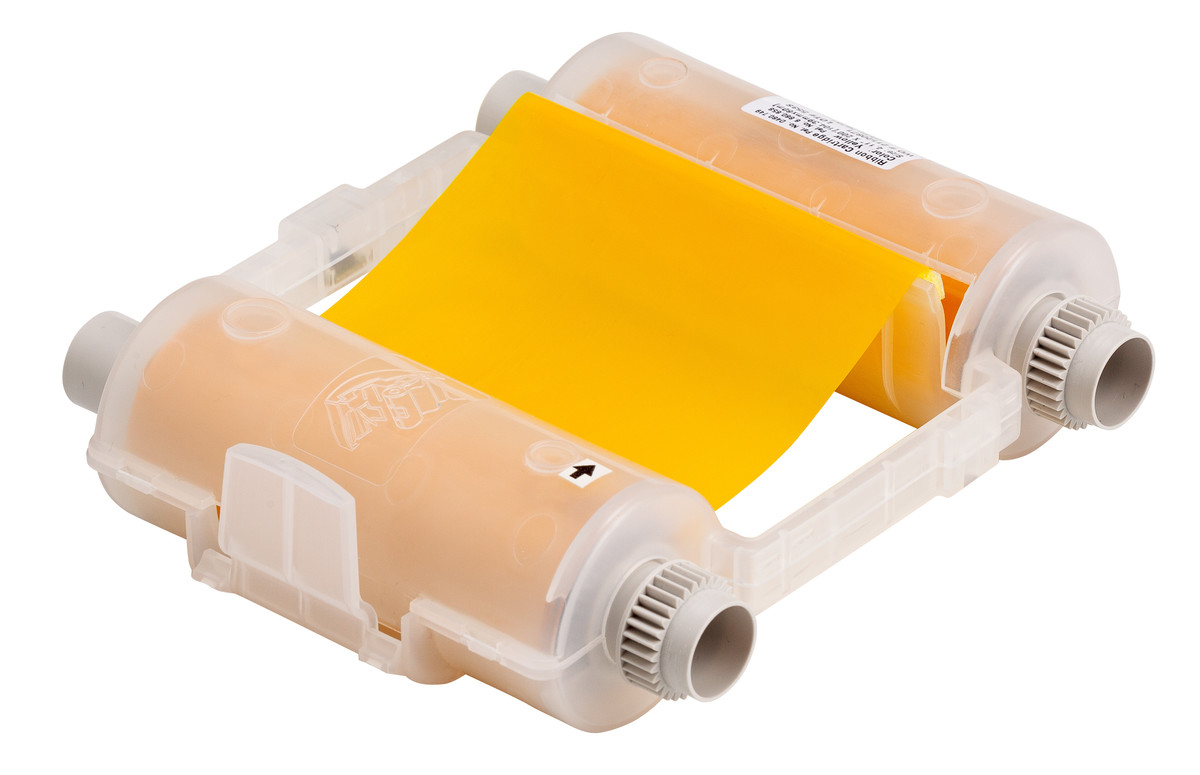 Brady 4.11 X 200 Yellow GlobalMark Resin Printer Ribb BRD76751 for sale online at autumn supply