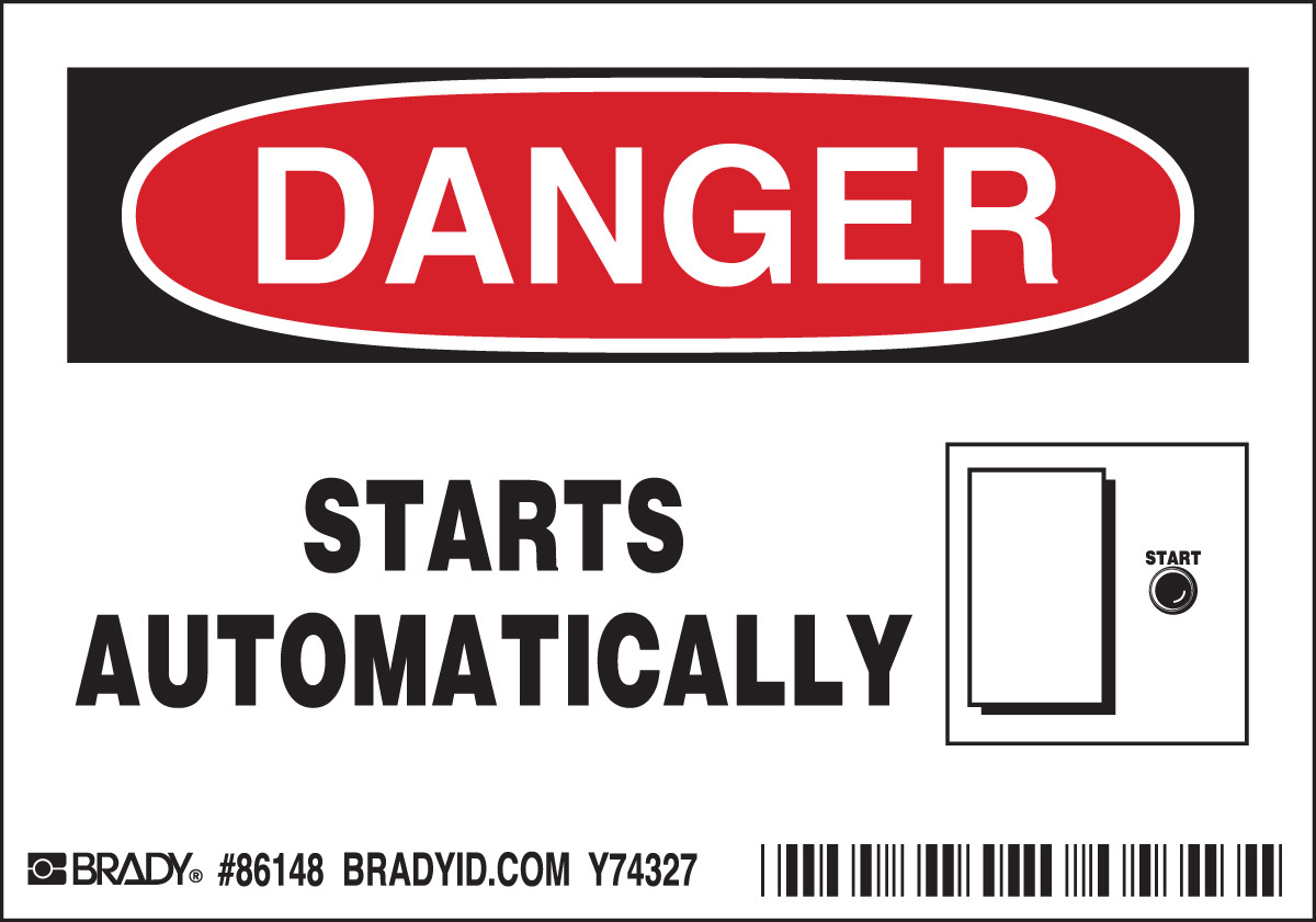 Brady 3 12 X 5 BlackRedWhite Polyester Tags STARTS AU BRD86148 for sale online at autumn supply