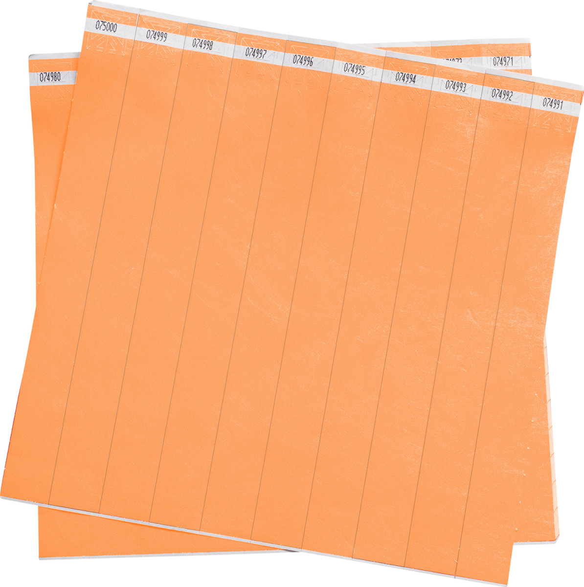 Brady 1 Orange Tyvek Wristband BRD95102 for sale online at autumn supply