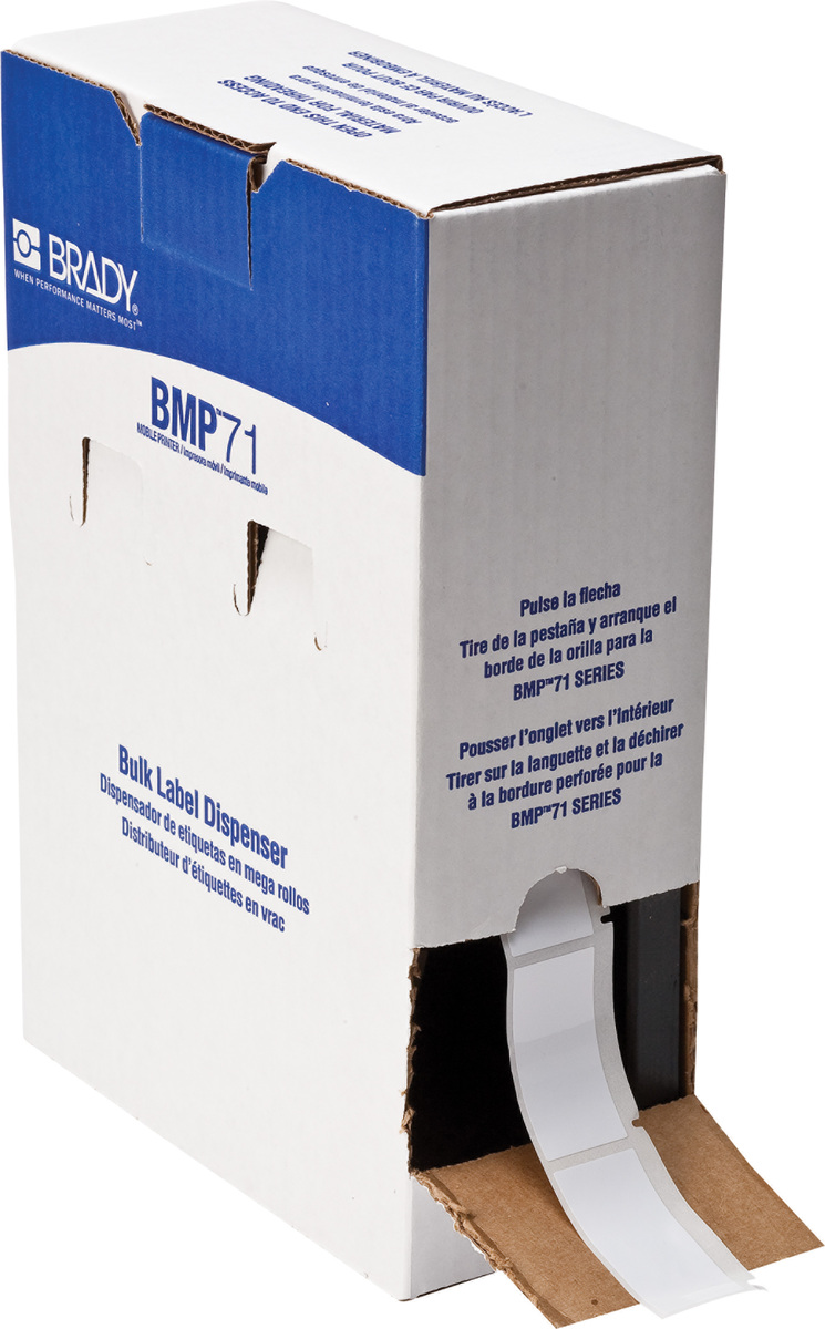 Brady 1 X 2 White BMP71 WorkHorse BradyBondz Polyeste BRD114870 for sale online at autumn supply