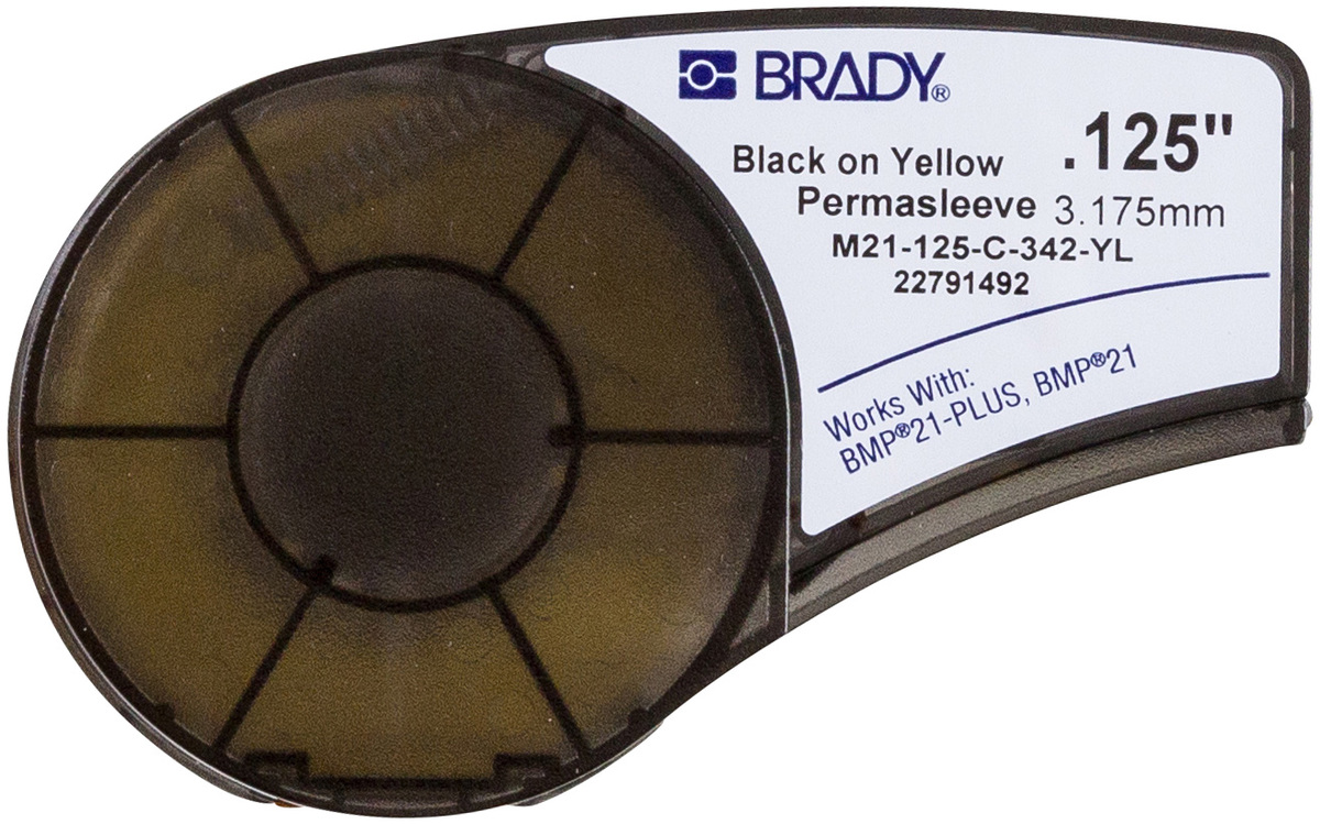 Brady 18 X 7 Black BMP21 PermaSleeve Polyolefin Heat BRD139750 for sale online at autumn supply