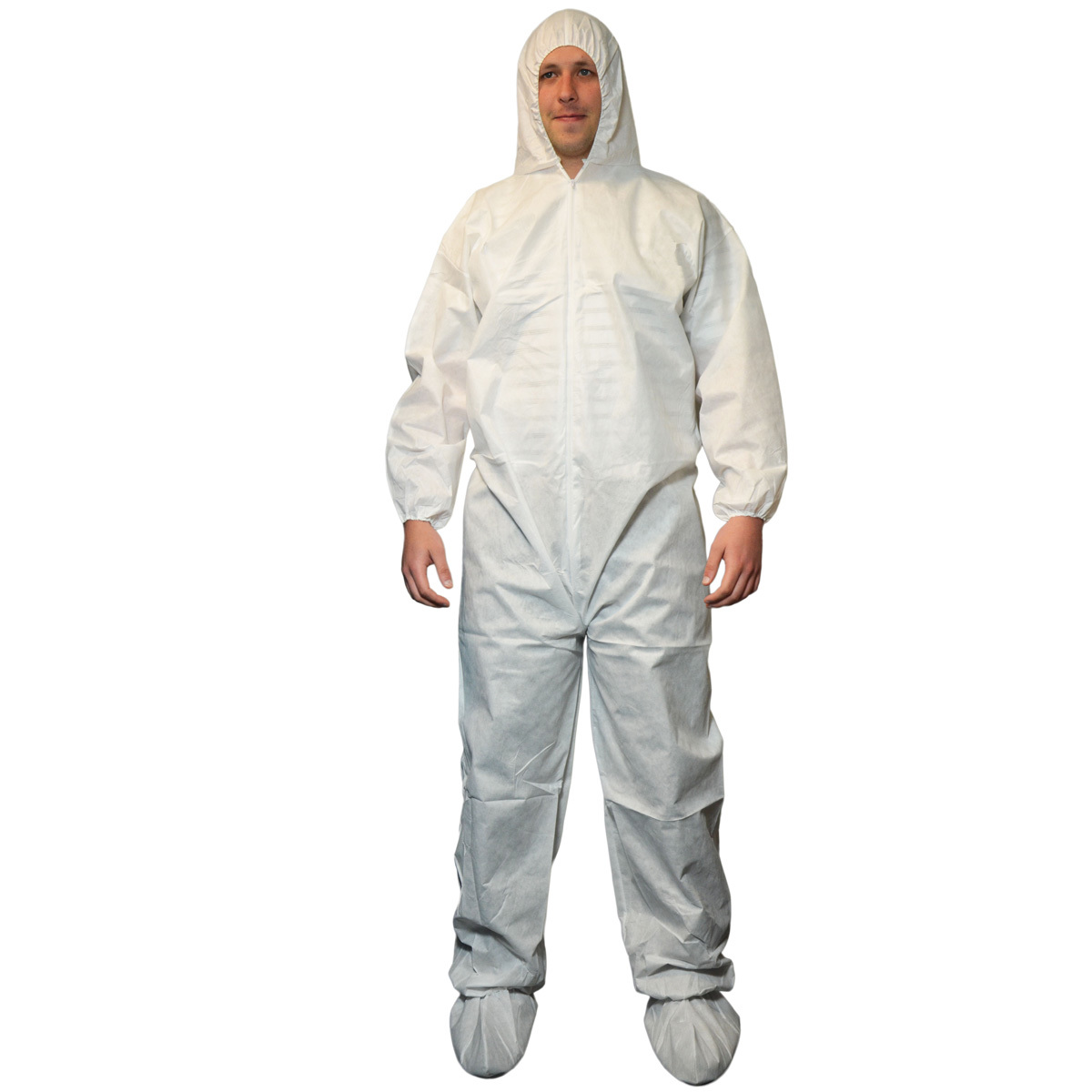 RADNOR® 4X White Polypropylene Disposable Coveralls (Availability restrictions apply.)