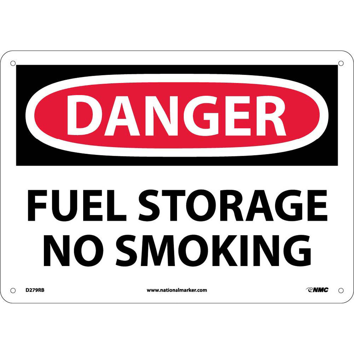 NMC 10 X 14 White .05 Rigid Plastic Danger Sign DANGE N23D279RB for sale online at autumn supply