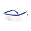 RADNOR Retro Blue Safety Glasses With Clear Polycarbo RAD64051201 for sale online at autumn supply