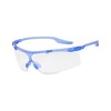 RADNOR Saffire Blue Safety Glasses With Clear Polycar RAD64051260 for sale online at autumn supply