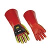 Ansell Size 12 Black And HiViz Green Over Red RINGERS RI5074-12 for sale online at autumn supply