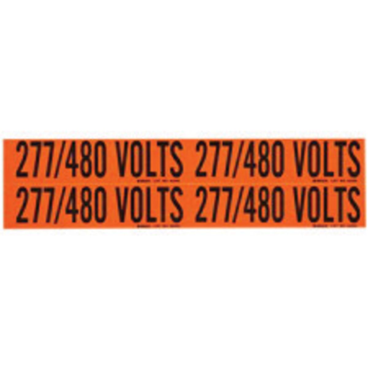 Brady 1 18 X 4 18 Black Vinyl Label 277480 VOLTS BRD44260 for sale online at autumn supply