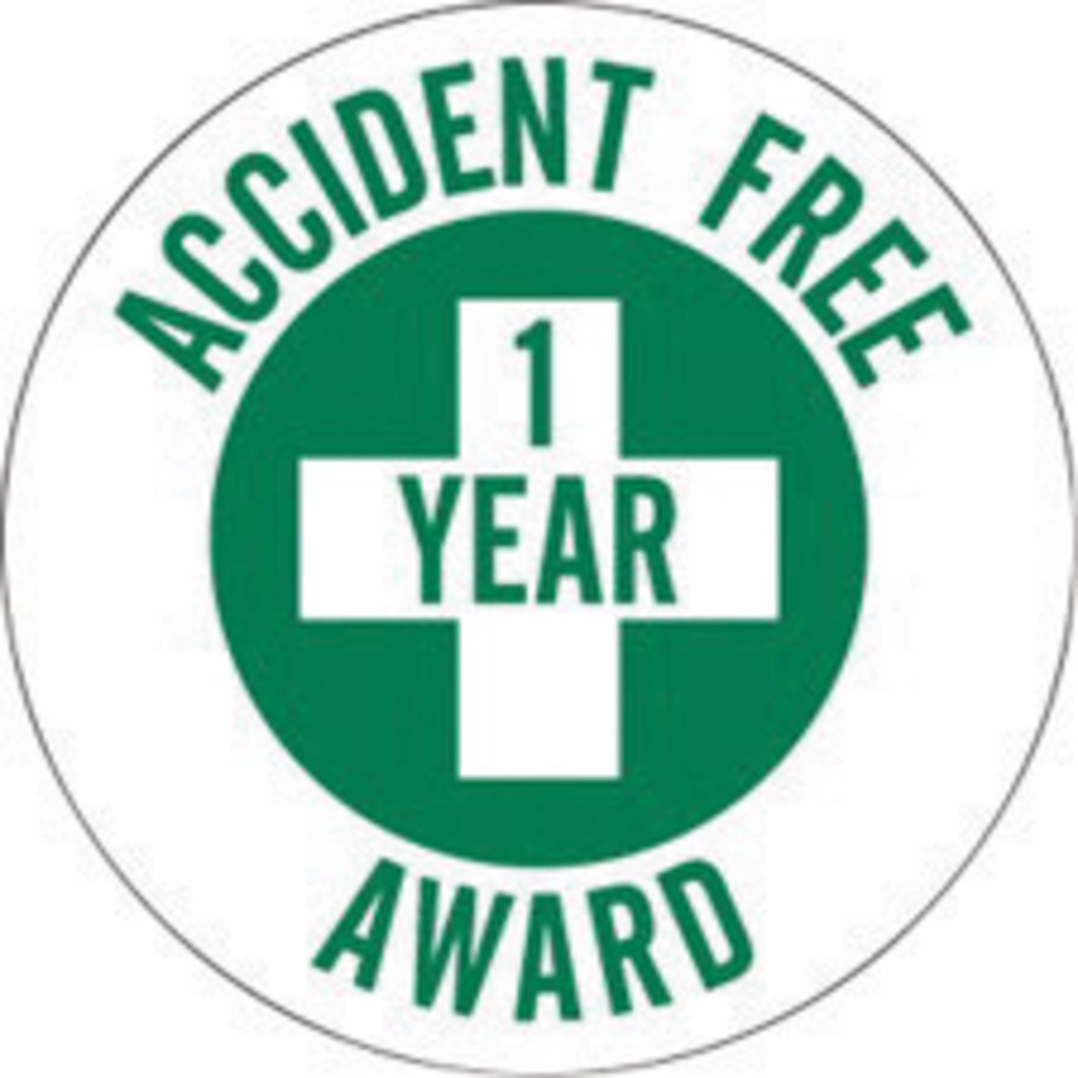 Brady 2 Green Vinyl Hard Hat Emblem Label ACCIDENT FR BRD49550 for sale online at autumn supply