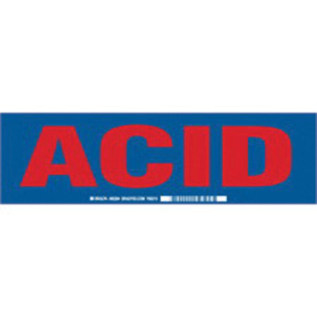 Brady 3 12 X 12 Blue Polyester Label ACID BRD60284 for sale online at autumn supply