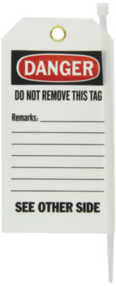 Brady 5 34 X 3 Black Polyester Tag DANGER DO NOT OPER BRD65367 for sale online at autumn supply