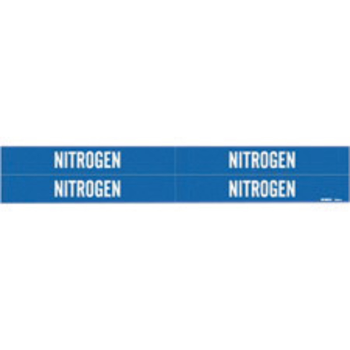 Brady 1 18 X 7 Blue Vinyl Pipe Marker NITROGEN BRD7200-4 for sale online at autumn supply