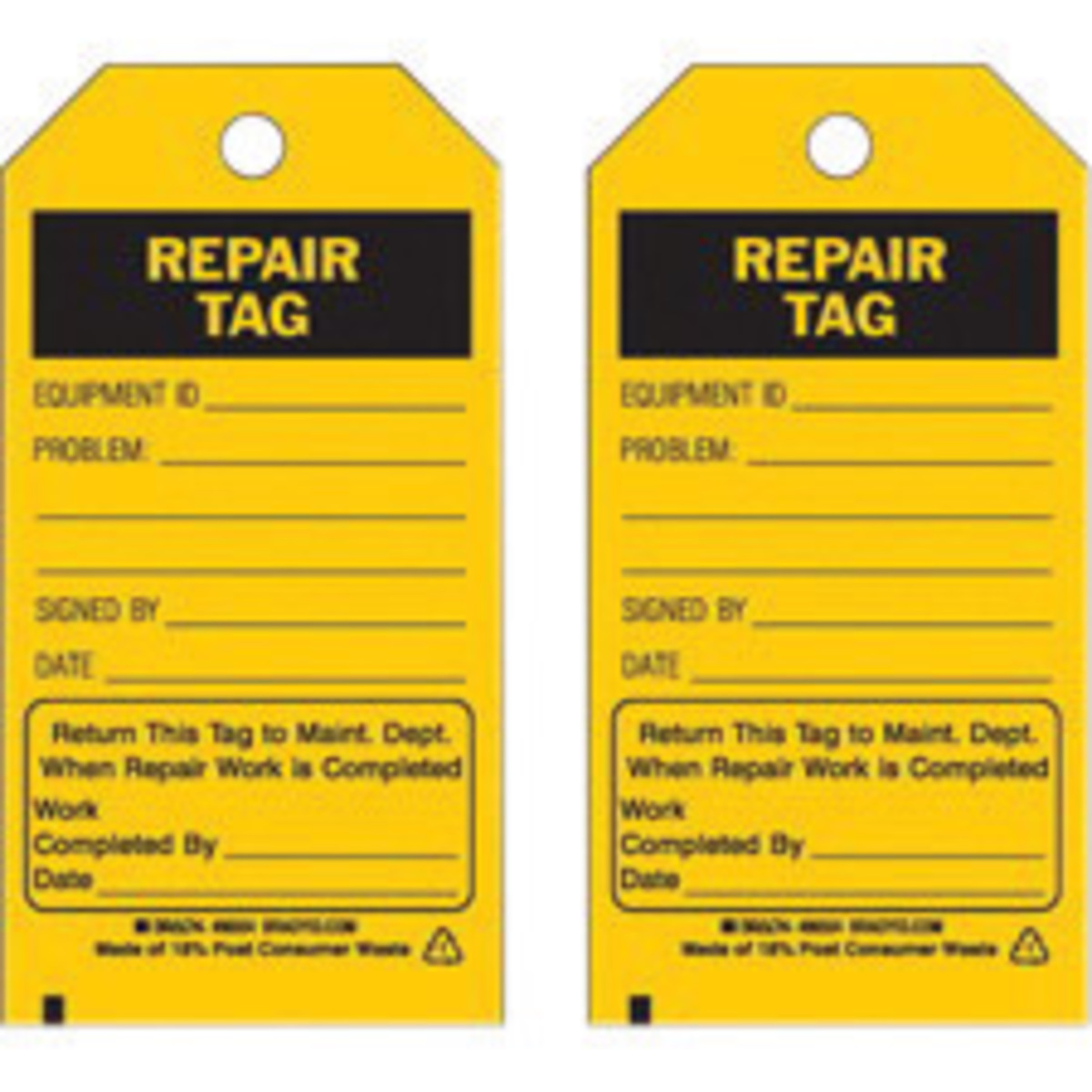 Brady 5 34 X 3 Black Cardstock Accident Prevention Ta BRD86664 for sale online at autumn supply