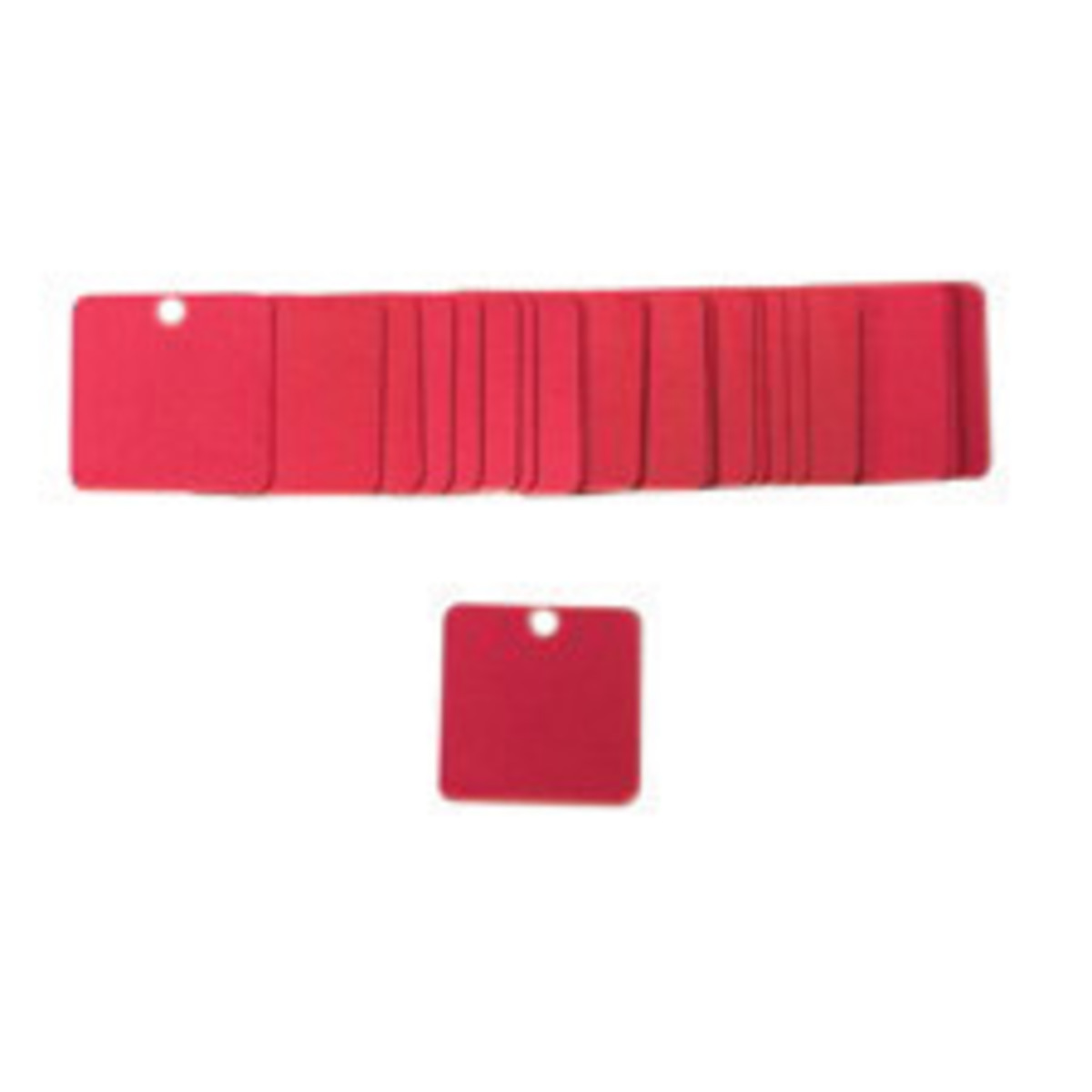 Brady 2 X 2 Red Aluminum Valve Tag BRD87640 for sale online at autumn supply