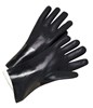 RADNOR Large Black PVC Chemical Resistant Gloves RAD64056406 for sale online at autumn supply