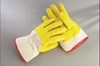 RADNOR Large Yellow Latex ThreeQuarter Coated Work Gl RAD64057920 for sale online at autumn supply