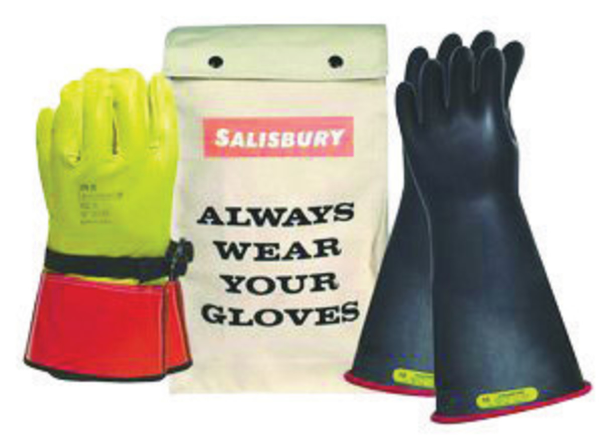 Mitchell 10 Low Voltage (Class 00 or Class 0) Leather Glove Protectors  (Size 11-11 1/2)